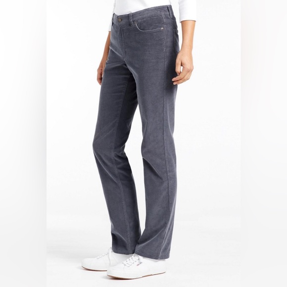 L.L. Bean Casco Corduroy Straight Leg Fig Pants Women’s 6P - Picture 4 of 5